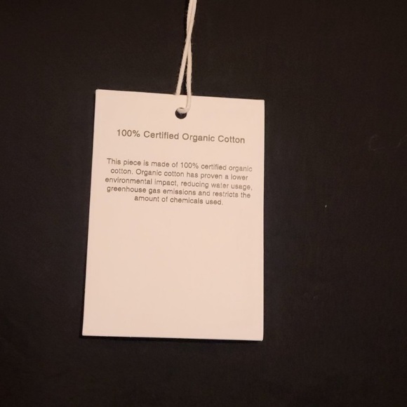 GANNI Cotton Poplin Tie Front Tunic Dress - Picture 5 of 5